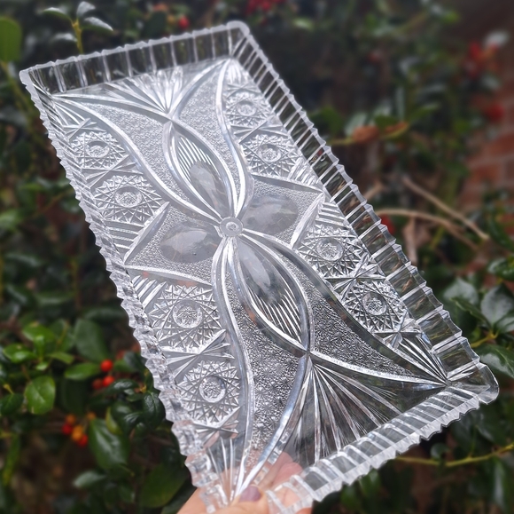 Vintage Lucite Tray MCM Vanity Platter Mid Century Modern Clear Acrylic Plastic - Picture 16 of 16